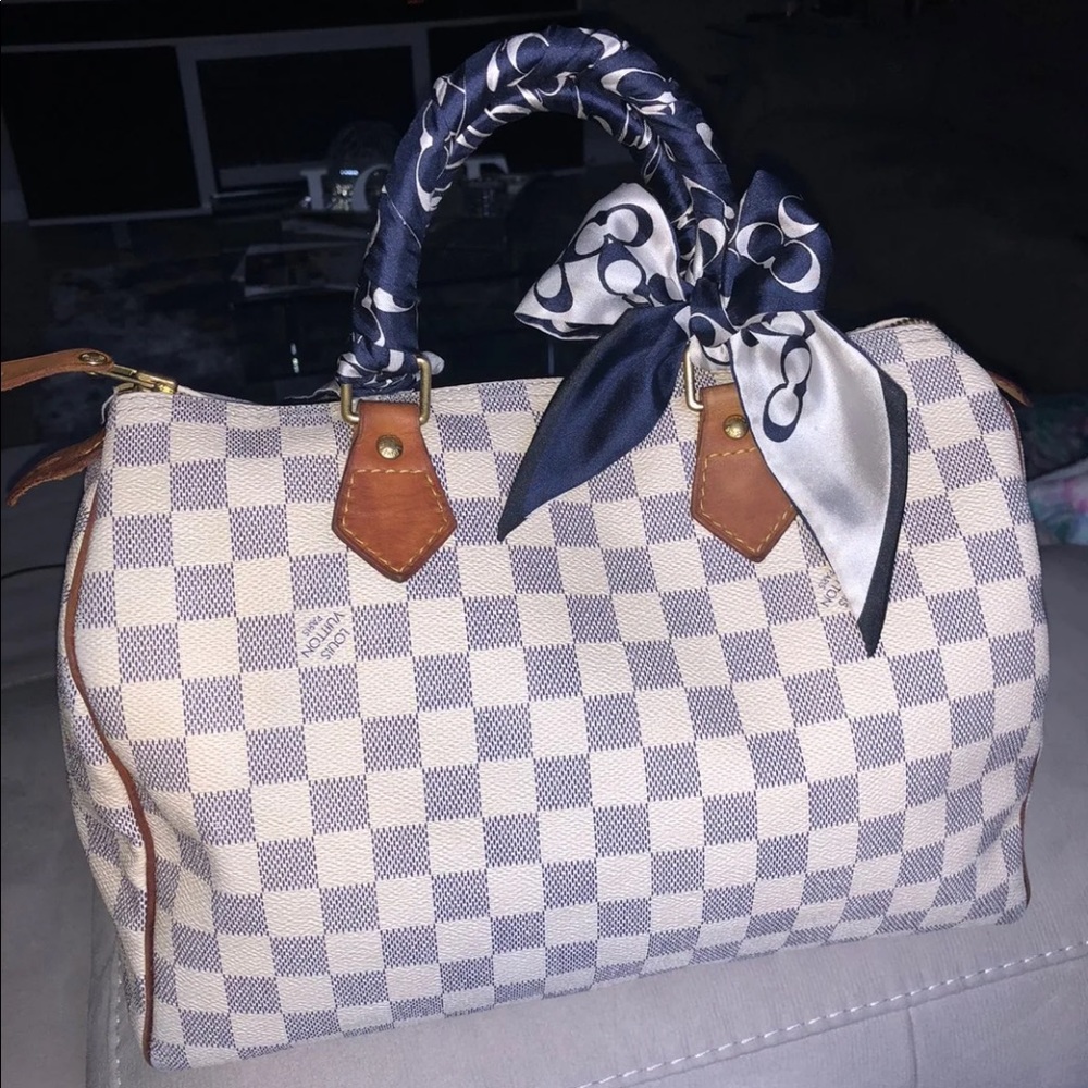 Authentic Damier Azur Louis Vuitton Speedy 30